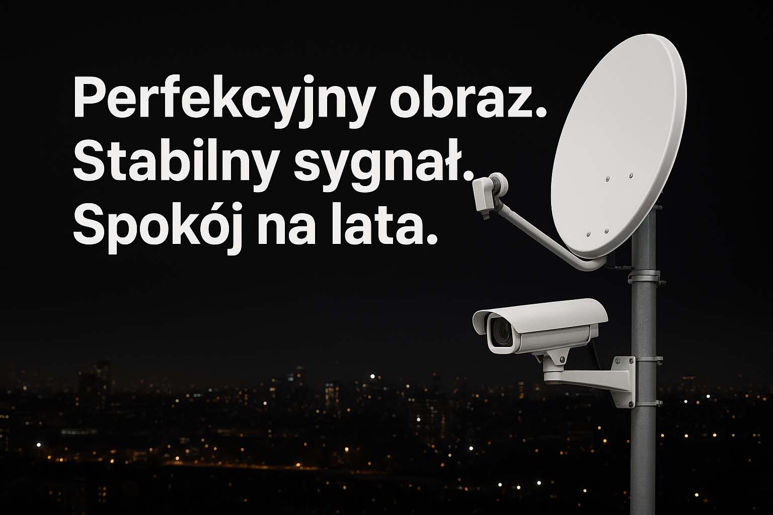 Montaż anten Częstochowa, montaż zakładanie kamer Częstochowa